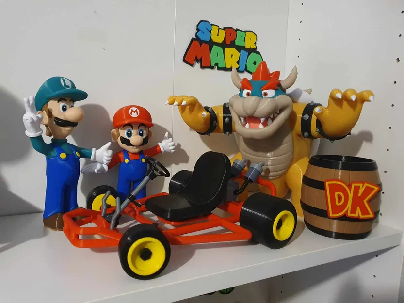 Mô Hình Super Mario Kart In 3D Hoàn Chỉnh - Image 8