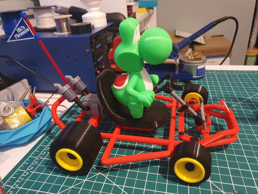 Mô Hình Super Mario Kart In 3D Hoàn Chỉnh - Image 12