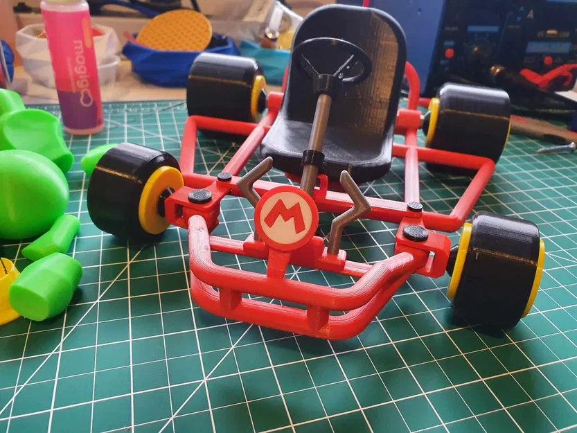 Mô Hình Super Mario Kart In 3D Hoàn Chỉnh - Image 14