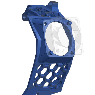 Cửa tản nhiệt Stealthburner có quạt 3010, 2 phiên bản