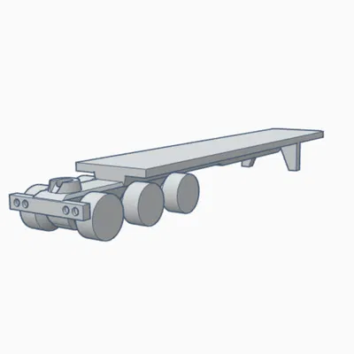 Rơ moóc phẳng Mini 48 Foot