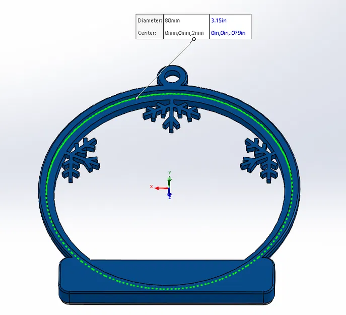 Khung Ảnh Giáng Sinh Treo Cây Thông - Image 2