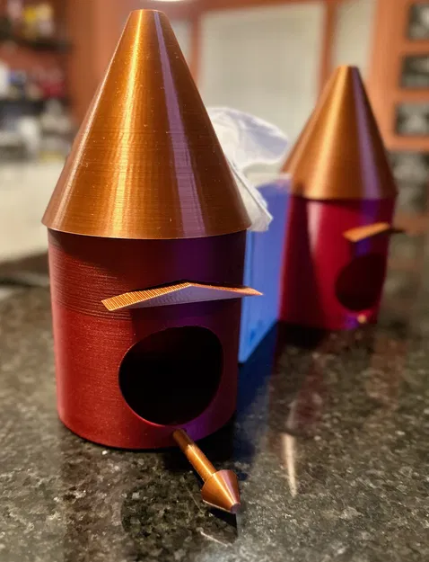 Ổ Chim Đơn Giản Phong Cách Chú Lùn Chim Hồng - Image 1