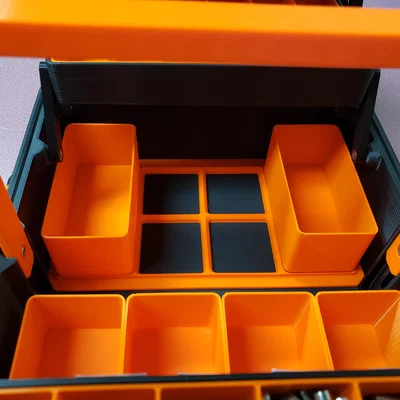 Phần chèn Gridfinity cho hộp SBox dạng tay đòn đôi