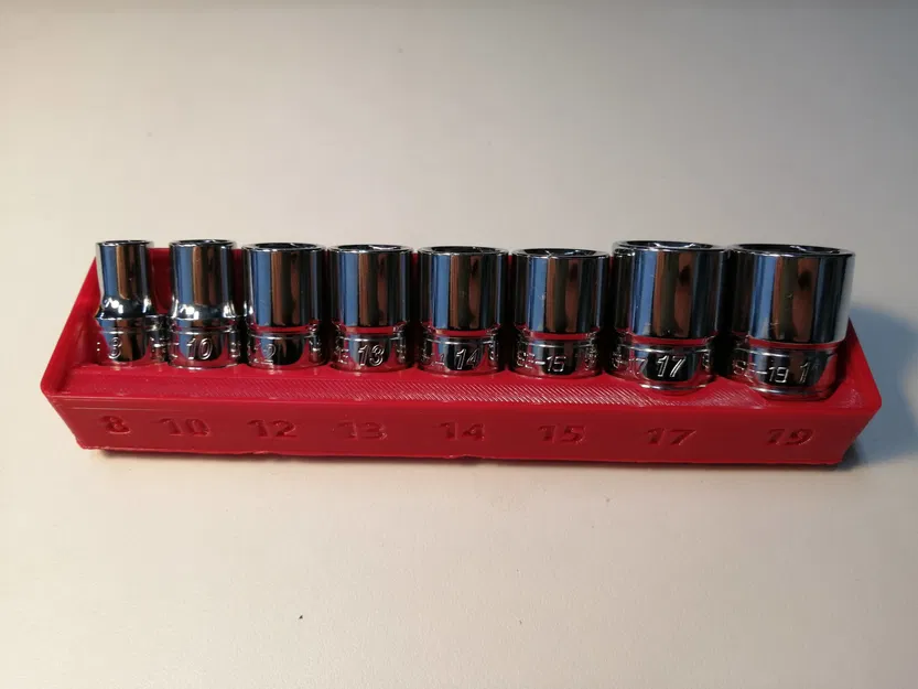 Bộ Giữ Ổ Cắm Gridfinity 4x1x3 (Bộ 8 Cái) - Image 1