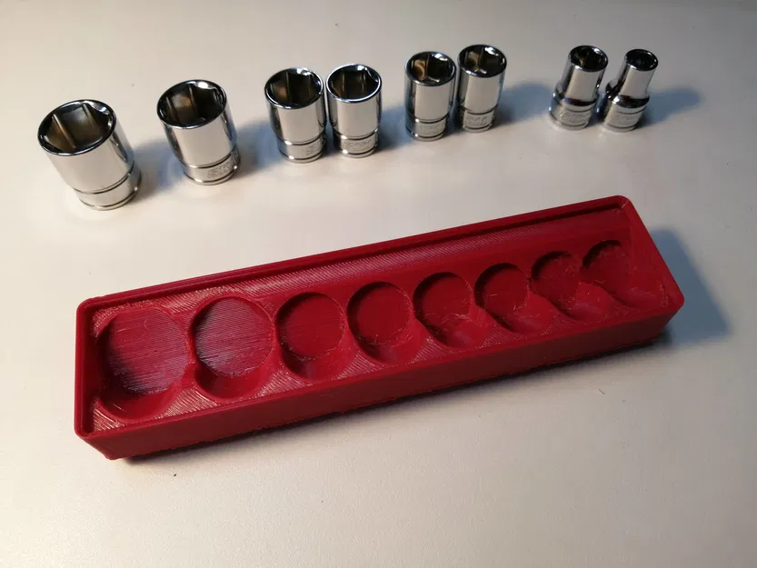 Bộ Giữ Ổ Cắm Gridfinity 4x1x3 (Bộ 8 Cái) - Image 4