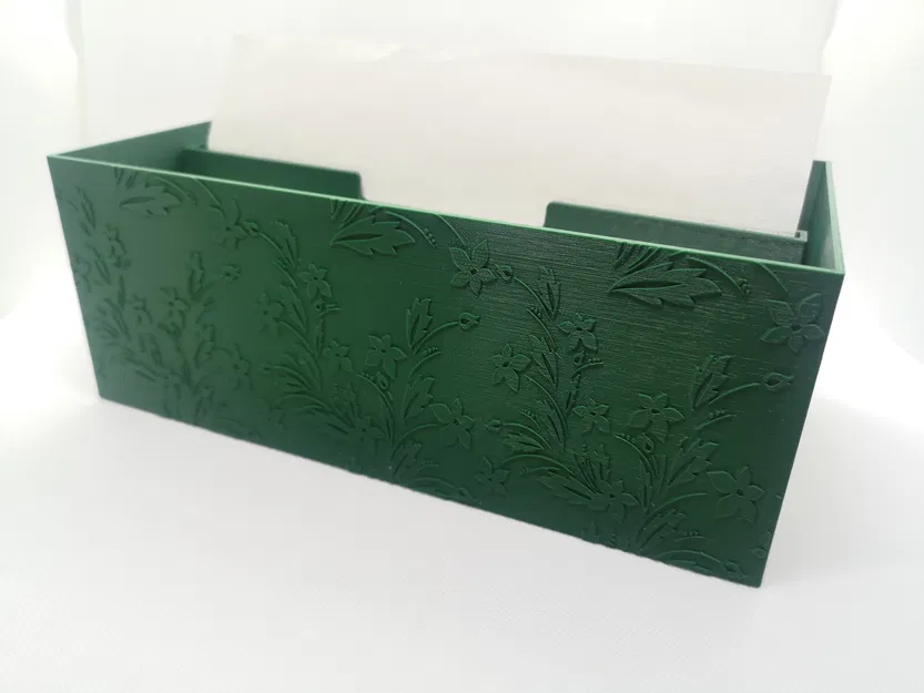 Hộp Đựng Khăn Giấy Gấp Kèm Họa Tiết Hoa Văn - Image 2