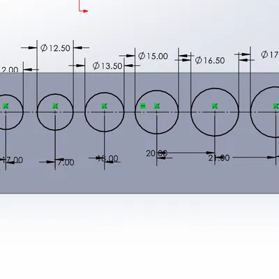 Kệ Giữ Tuýp Sâu Husky Từ 4 Đến 14mm Gridfinity