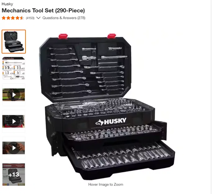 Kệ Giữ Tuýp Sâu Husky Từ 4 Đến 14mm Gridfinity - Image 3