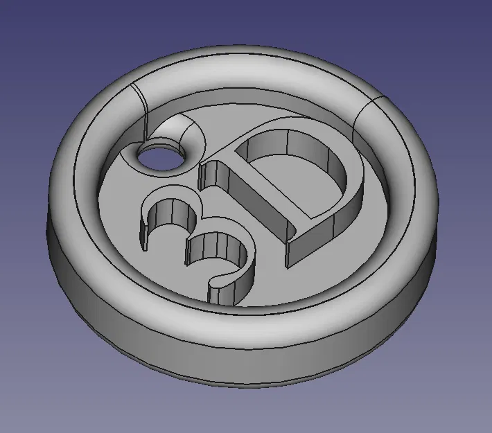 In 3D Móc Khóa (Có Màu) - Image 1
