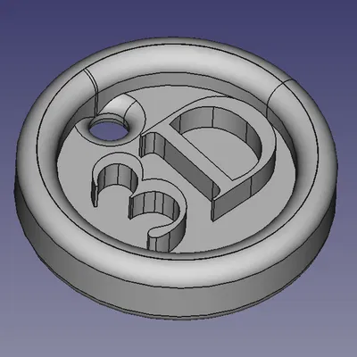 In 3D Móc Khóa (Có Màu)