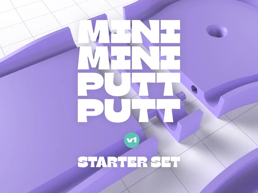 Mini Mini Putt Putt - Sân Golf Mini Để Bàn Module (Bộ Starter) - Image 2