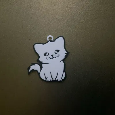 Móc khóa/mặt dây chuyền hình mèo dễ thương