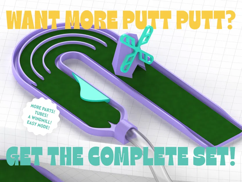 Mini Mini Putt Putt - Sân Golf Mini Để Bàn Module (Bộ Starter) - Image 6