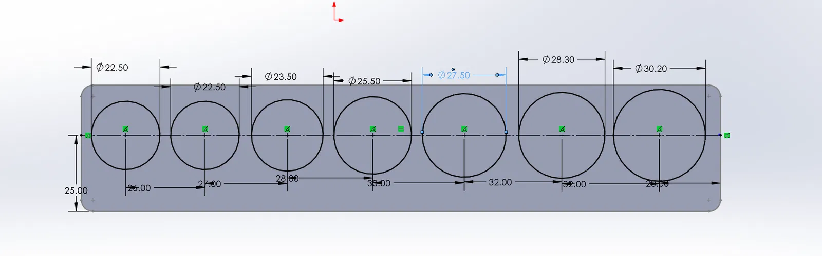 Khay đựng socket Husky 1/2 inch chuẩn Gridfinity 1x5 - Image 3