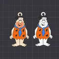 Móc khóa / Mặt dây chuyền nhân vật hoạt hình Fred Flintstone - Thumbnail 1