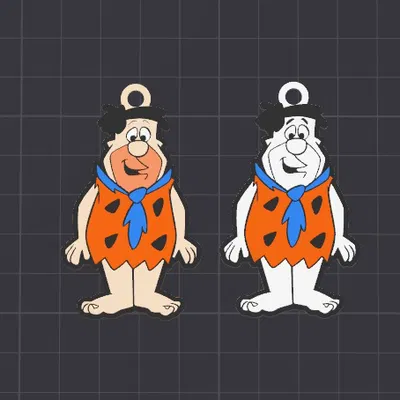 Móc khóa / Mặt dây chuyền nhân vật hoạt hình Fred Flintstone