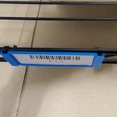 Kẹp Nhãn 3x1 Dùng Dây Rút Cho Kệ Lưới