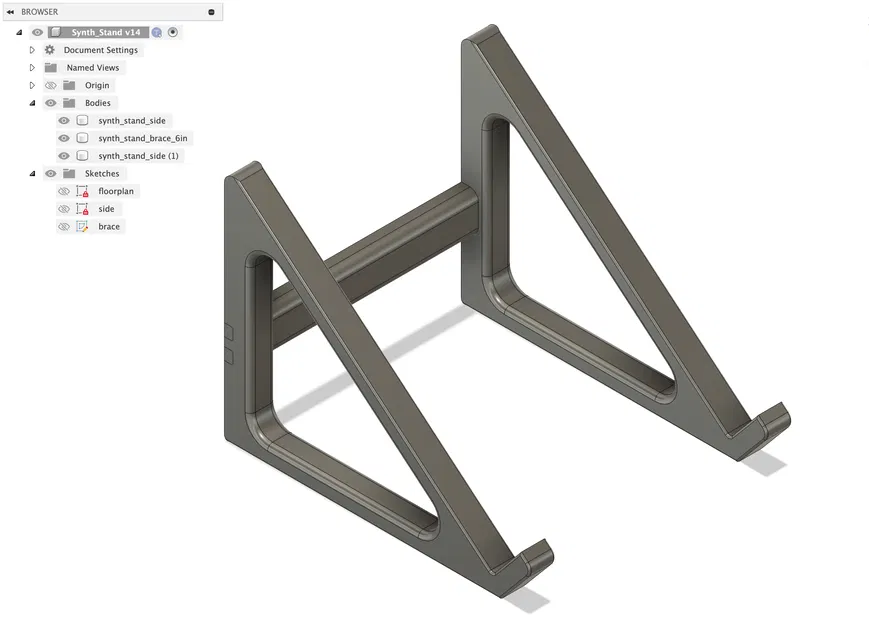 Đế Synth Để Bàn Nghiêng 40 Độ, Dành Cho Deluge, Elektron, V.v. - Image 1