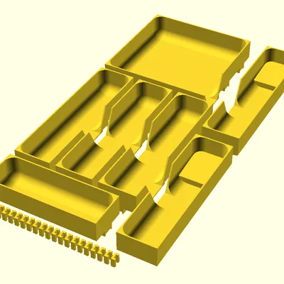 Bộ Sắp Xếp Ngăn Kéo Module Cho Dao Nĩa hoặc Dụng Cụ