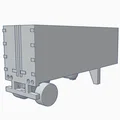 Mô Hình Mini Xe Moóc Chở Hàng Lạnh 28 Foot - Thumbnail 2