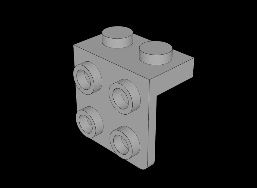 Giá Đỡ Lego Tương Thích (44728.dat) 1 x 2 - 2 x 2 Xuống - Image 1