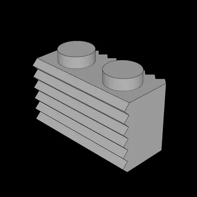 Gạch Lego Tương thích (2877.dat) 1 x 2 có Lưới