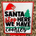 Biển Santa Cookie - Thumbnail 1