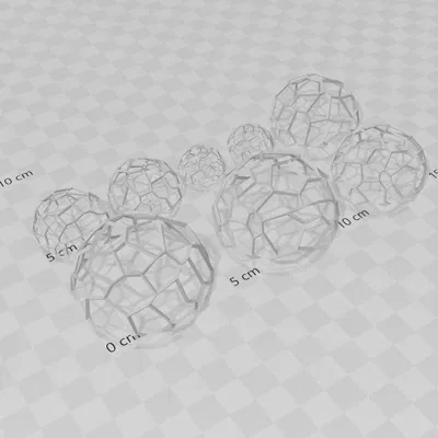 Mô Hình Fidget Hình Cầu Voronoi