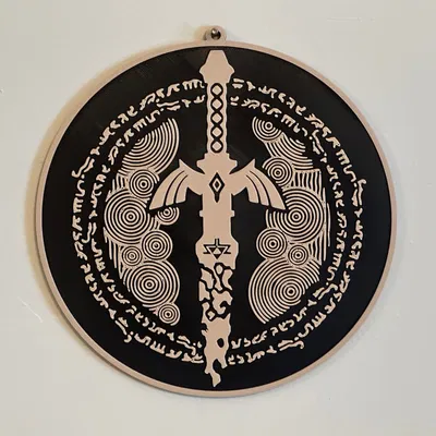 Zelda: Nước Mắt của Vương Quốc - Trang Trí Tường Kiếm Master