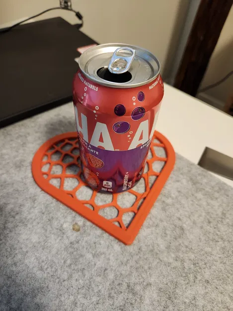 Lót ly hình tim Voronoi - Image 1