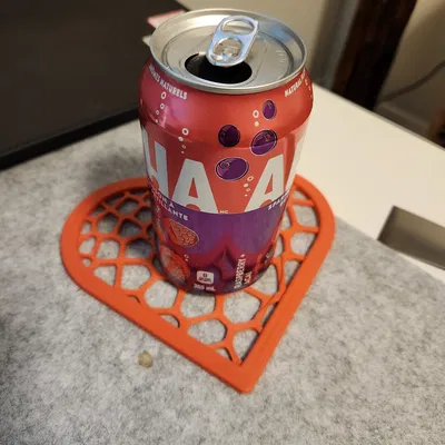 Lót ly hình tim Voronoi