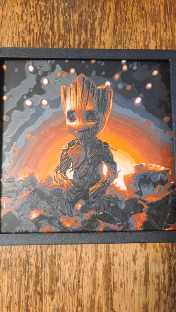 Khung cho Baby Groot hueforge - Image 1