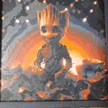 Khung cho Baby Groot hueforge - Thumbnail 1