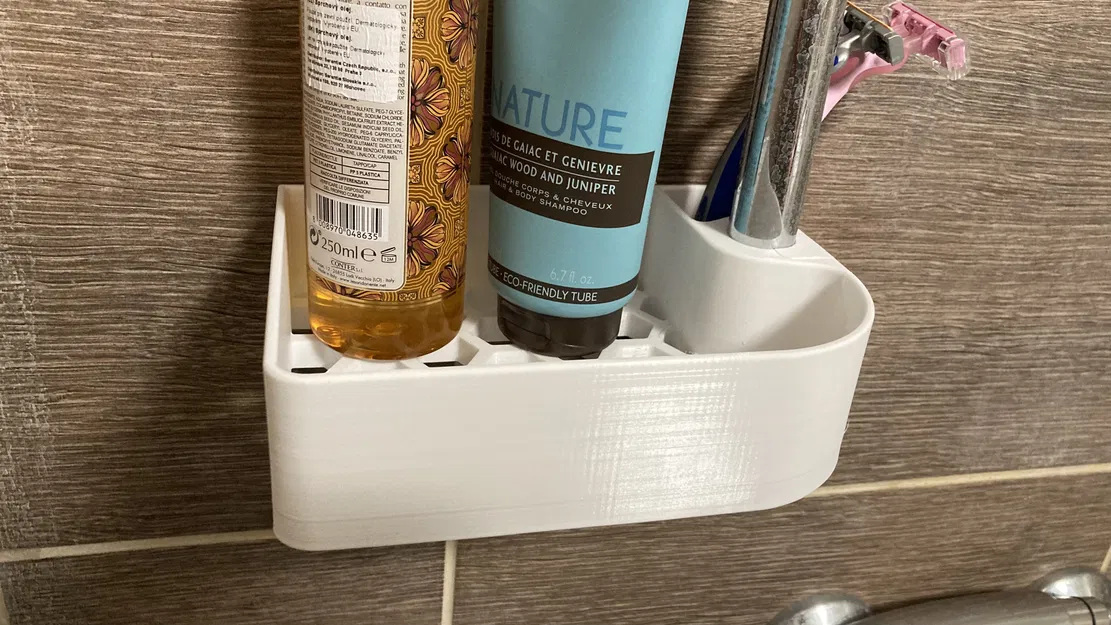 Cập nhật: Giỏ đựng dầu gội cho thanh treo (thanh ray 18/22mm) - Image 2