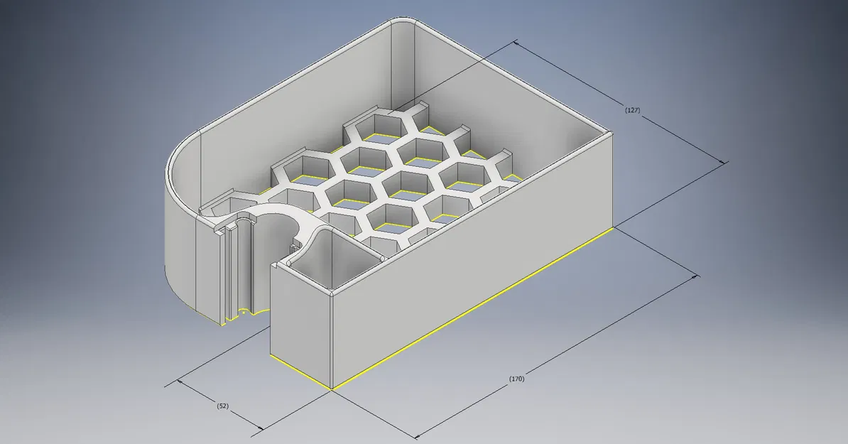 Cập nhật: Giỏ đựng dầu gội cho thanh treo (thanh ray 18/22mm) - Image 3
