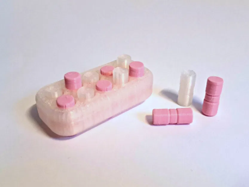 Mô Hình 2x5 Pop Fidget Đồ Chơi Xả Stress (Thiết Kế Đa Vật Liệu) - Image 1