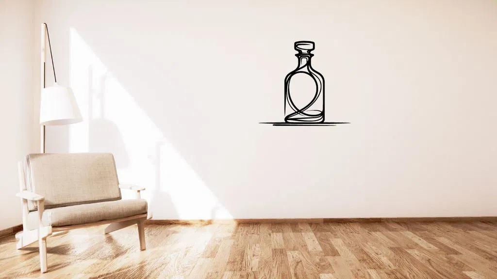 Bình rượu Whiskey / Trang trí tường - Image 1