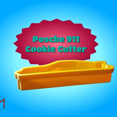 Khuôn Cắt Bánh Quy Hình Porsche 911 Turbo