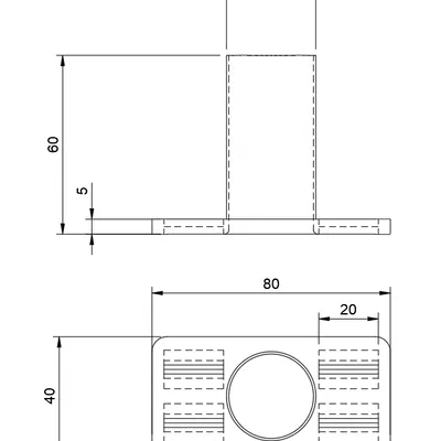 LACK Ống Luồn Cáp (Kabelová průchodka)