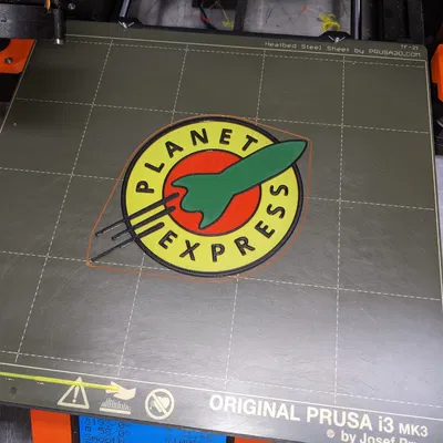 Logo Tàu Planet Express Futurama