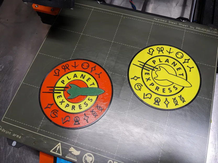 Lót ly - Logo Planet Express Futurama (2 phiên bản) - Image 1