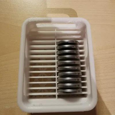 Hộp đựng pin thùng bia cho Cr2023 có thể xếp chồng