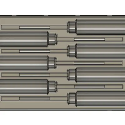 Khay Tua Vít Lục Giác Gridfinity