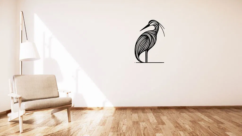 Trang trí tường Chim Diệc / Volavka - Image 1