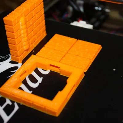 Mô hình Gạch RPG HỒI SINH SỨC KHỎE Phong cách Cắt đá