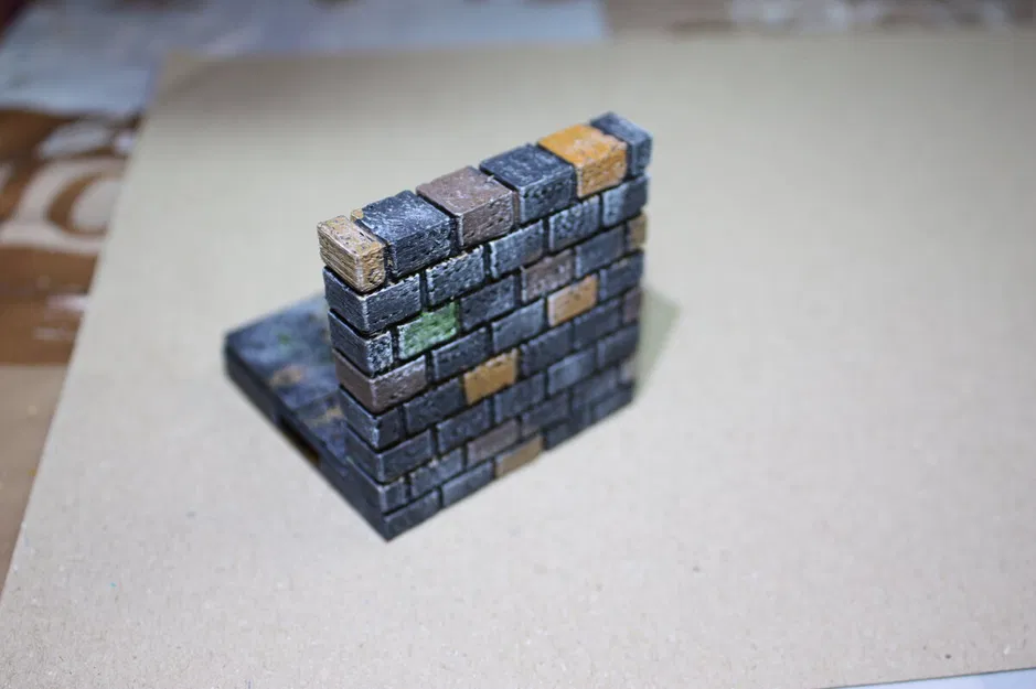 Mô hình Gạch RPG HỒI SINH SỨC KHỎE Phong cách Cắt đá - Image 3