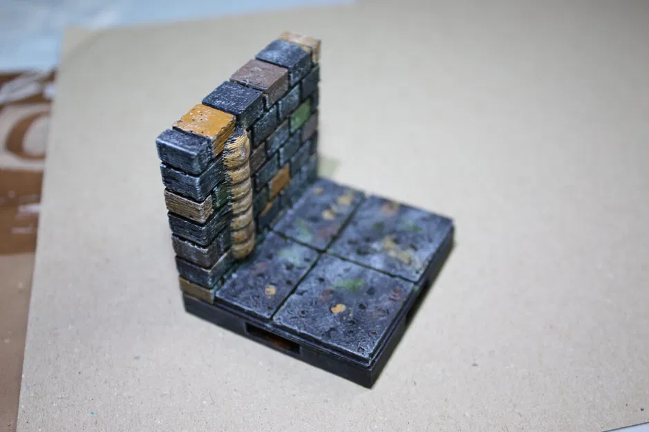 Mô hình Gạch RPG HỒI SINH SỨC KHỎE Phong cách Cắt đá - Image 6