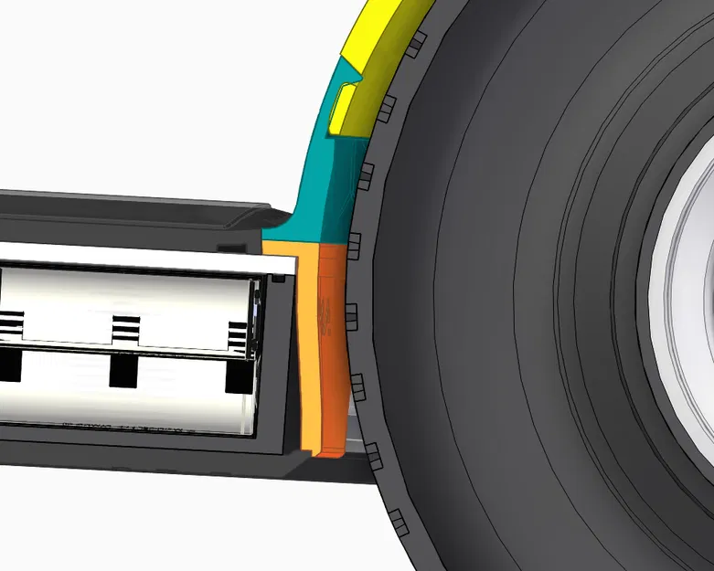 Chắn bùn Mini HYPERFORMA Floatwheel ADV-ADVPro +12 mm + Mudguard + Delete Fenders - Image 5