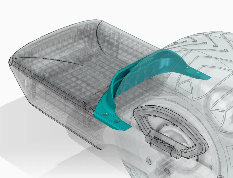 HYPERFORMA_Floatwheel ADV-ADVPro Mini Fender +12mm + Delete Fenders (Có MUDGUARD) - Image 6